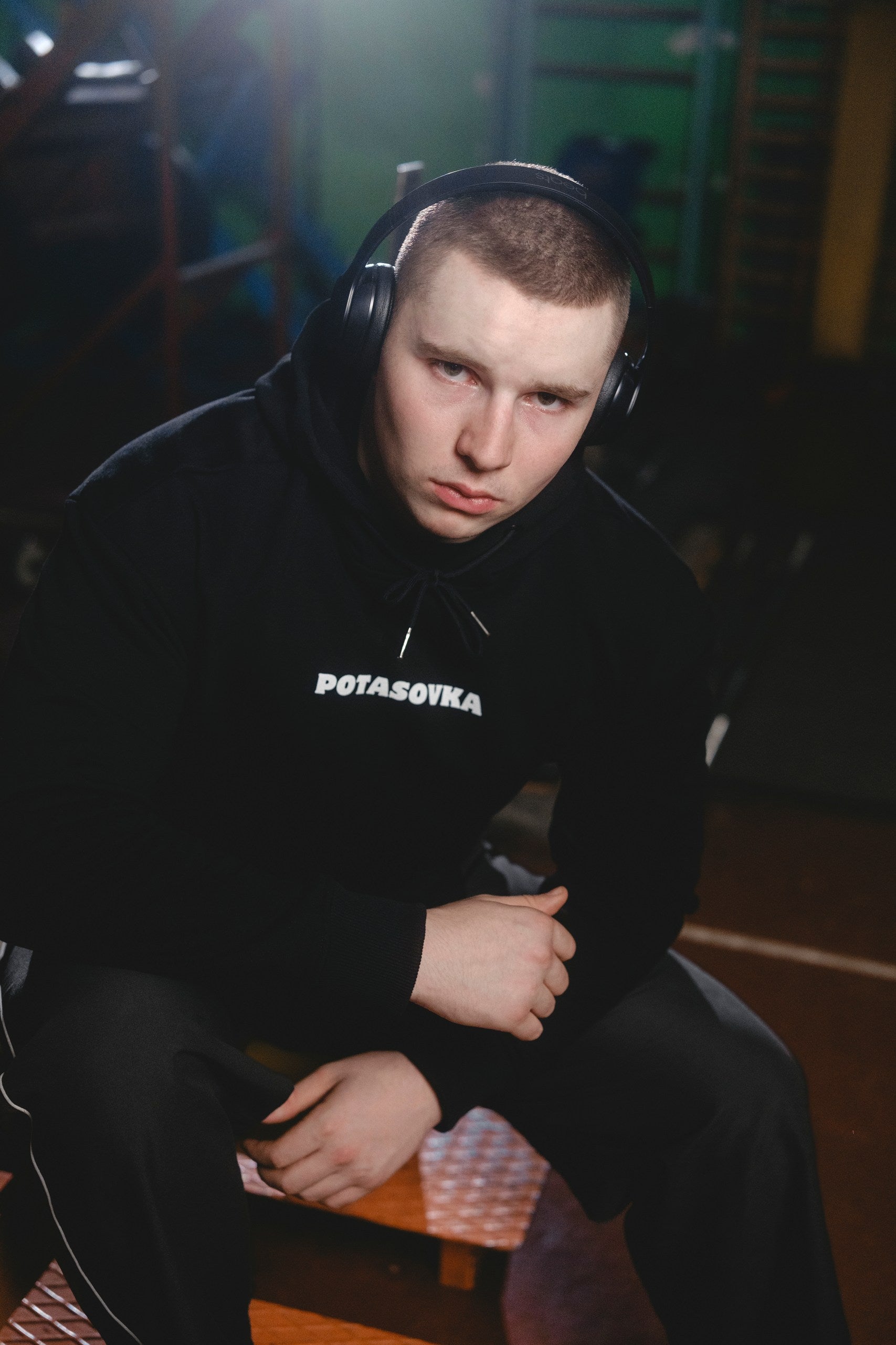 HOODIE PUSH OR DIE BLACK