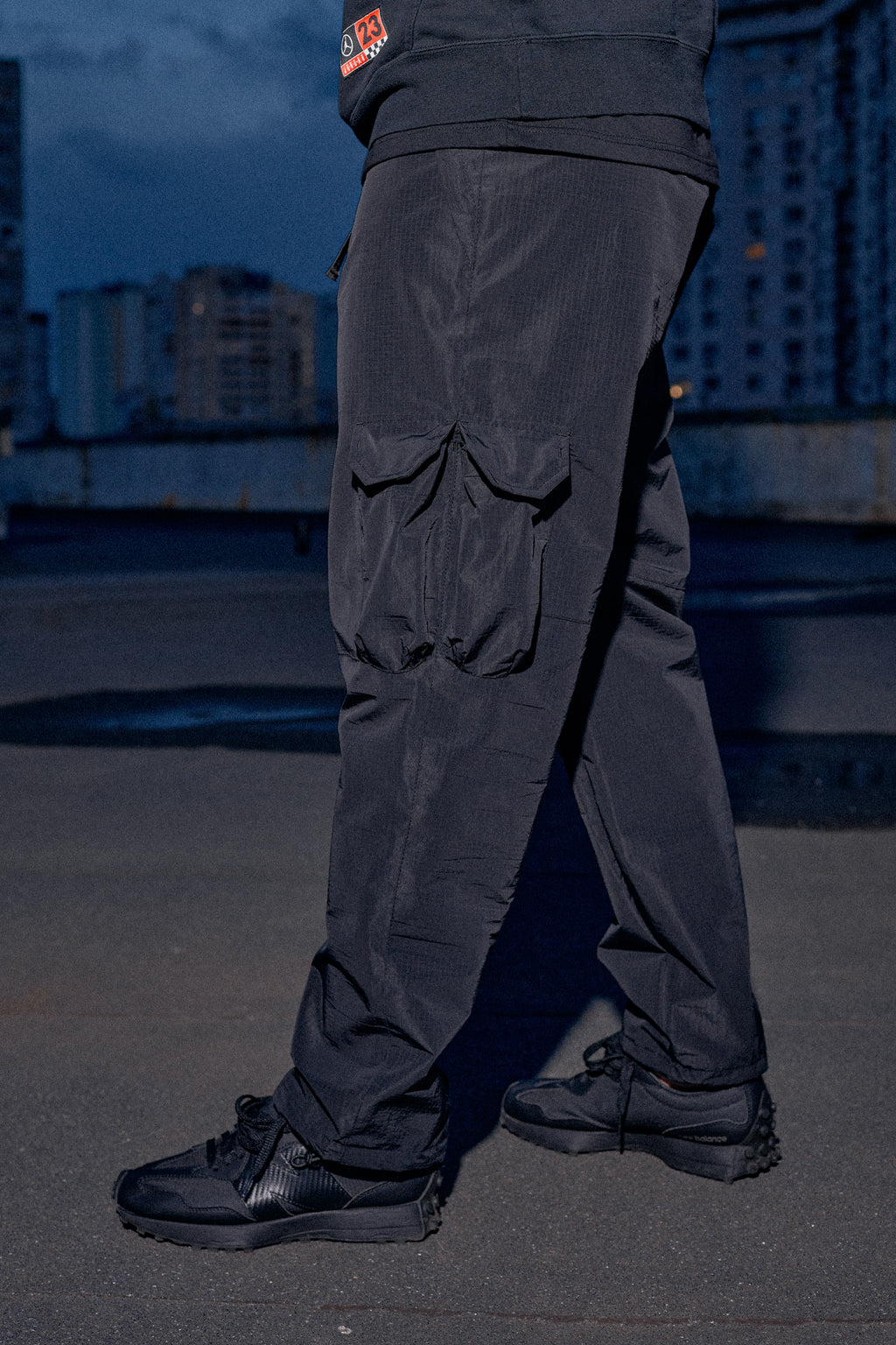 NYLON CARGO PANTS